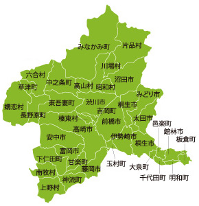営業エリア 群馬県